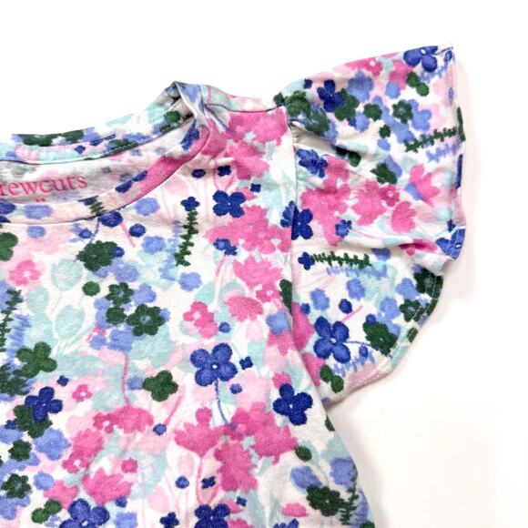 Crewcuts Floral Flutter-Sleeve Tee - Picture 3 of 6